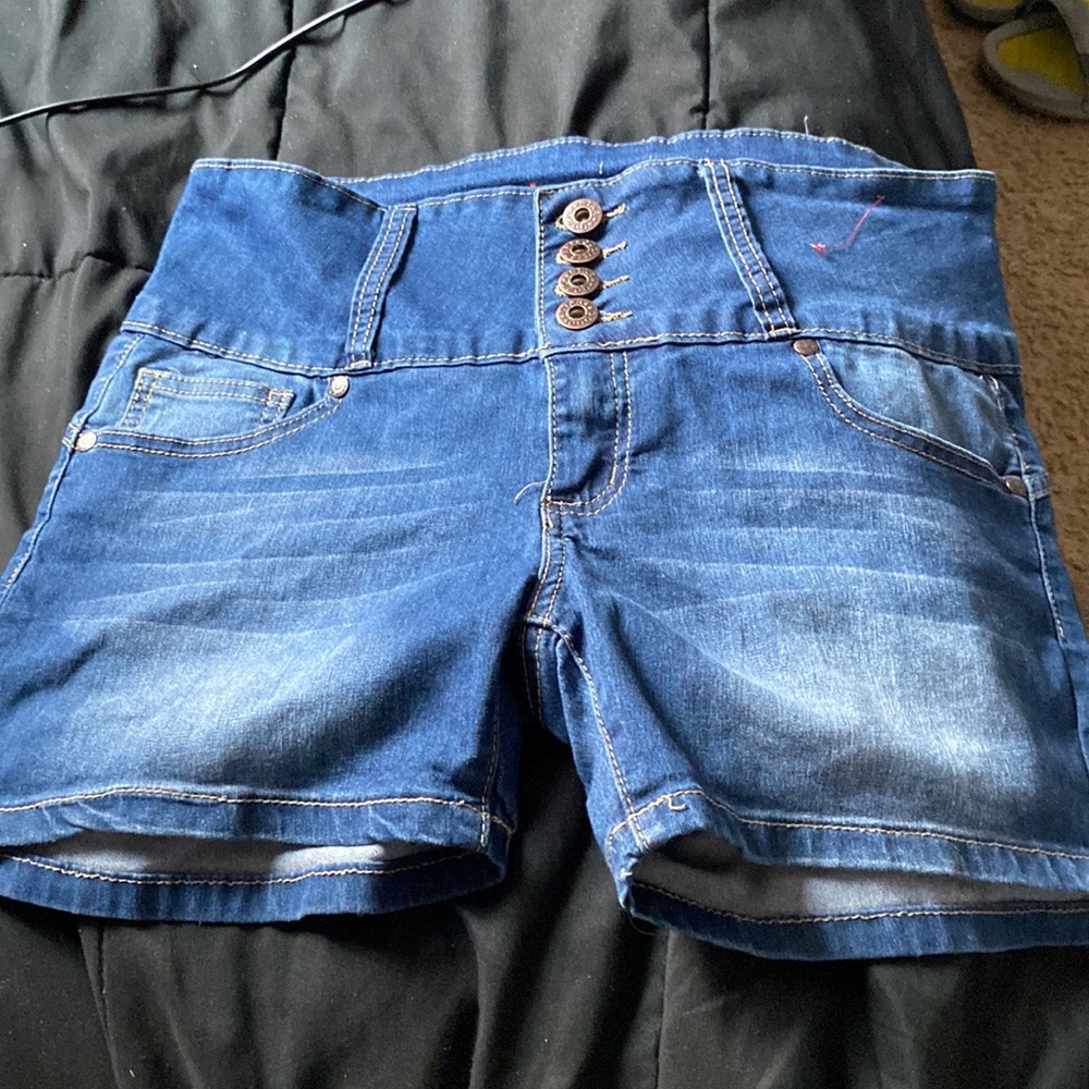 Jean shorts, gogo star,size 11, blue